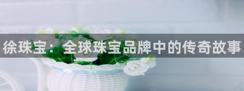新宝5娱乐多：徐珠宝：全球珠宝品牌中的传奇故事