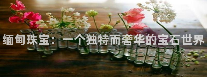 新宝5骗术：缅甸珠宝：一个独特而奢华的宝石世界