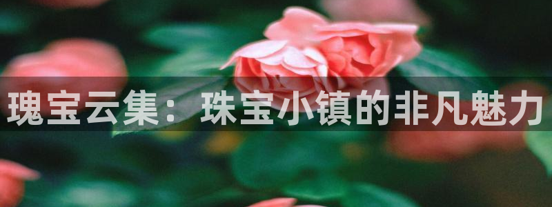 新宝5线路登录：瑰宝云集：珠宝小镇的非凡魅力