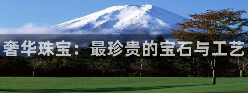 新宝5寂创33300散：奢华珠宝：最珍贵的宝石与工艺