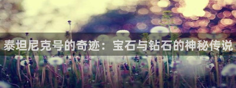 新宝5分彩：泰坦尼克号的奇迹：宝石与钻石的神秘传说