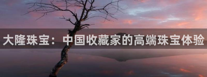新宝5彩票娱乐平台：大隆珠宝：中国收藏家的高端珠宝体验