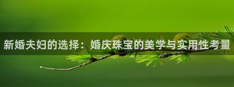 新宝5手机登陆：新婚夫妇的选择：婚庆珠宝的美学与实用性考量