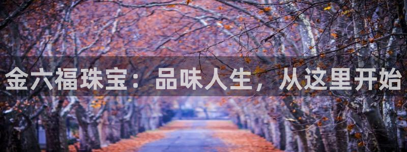 新宝5平台注册：金六福珠宝：品味人生，从这里开始