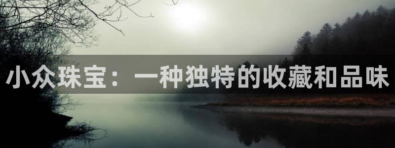新宝5平台注册公司：小众珠宝：一种独特的收藏和品味
